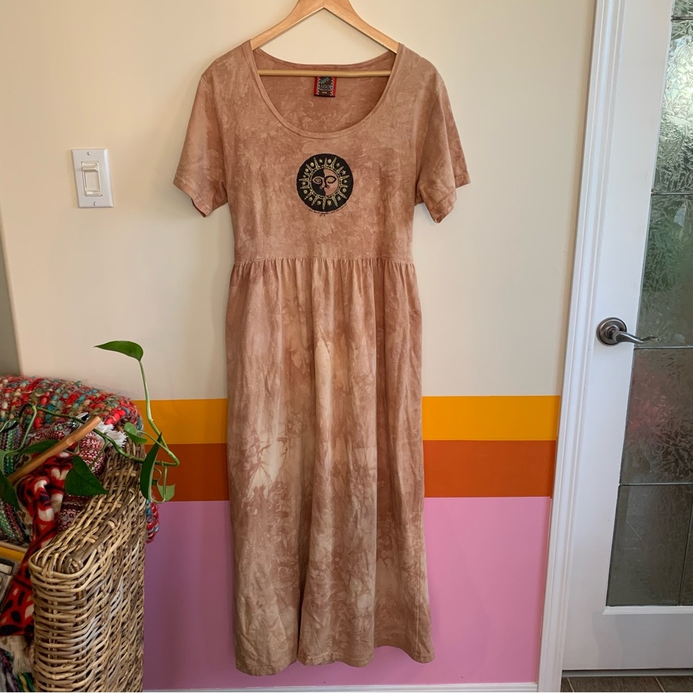 vintage DAGOLI sun spirit dress .